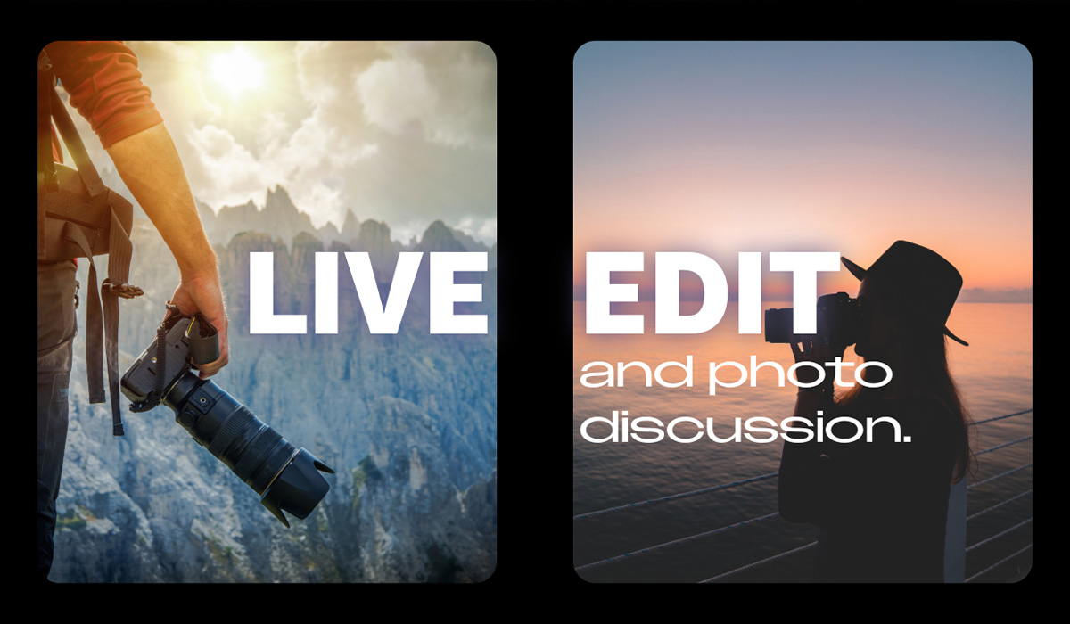Live Edit and photo discussion.