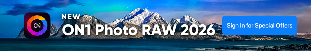 New ON1 Photo RAW 2026 Sign In For Special Offers