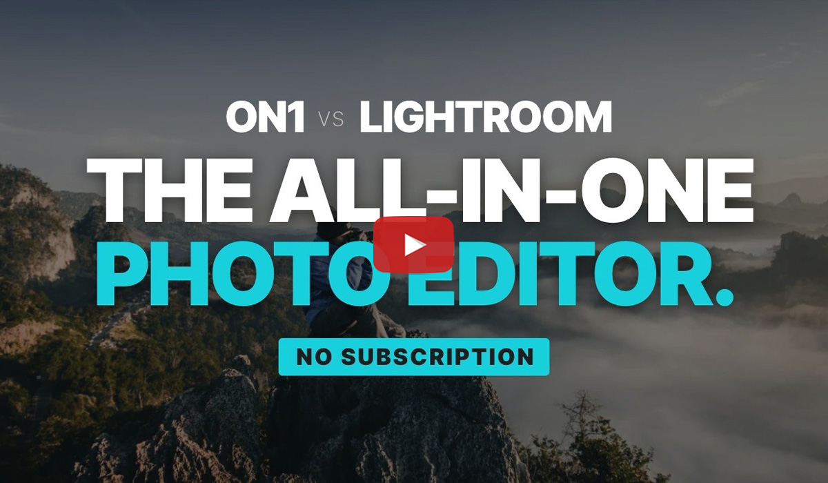 ON1 vs Lightroom - the all-in-one photo editor (no subscription)